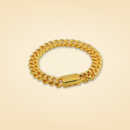 Royal Cuban Link Gold Bracelet
