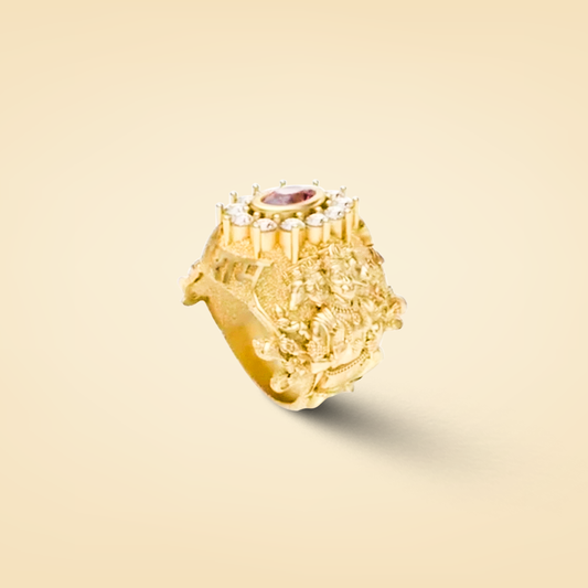 Divine Heritage Gold Temple Ring