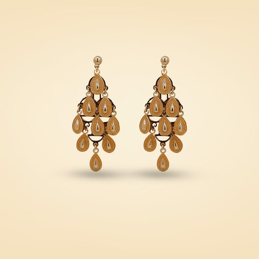 Teardrop Cascade Earrings