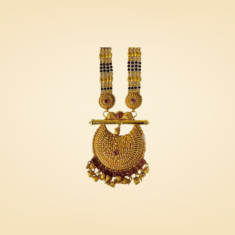 Royal Heritage Gold Mangal Sutra Pendant