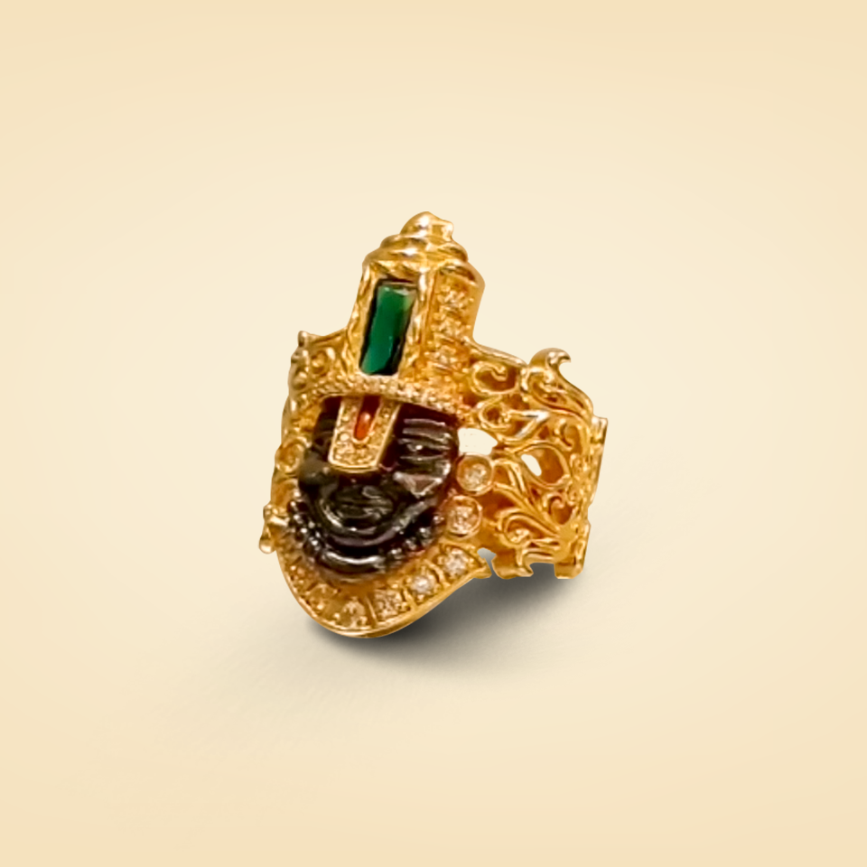 Divine Balaji Heritage Gold Ring