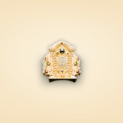 Divine Tirupati Bajali Gold Temple Ring