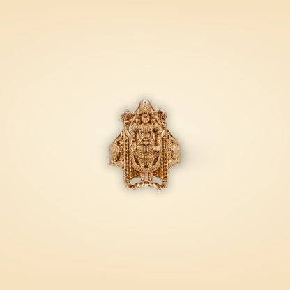 Divine Balaji Gold Temple Ring
