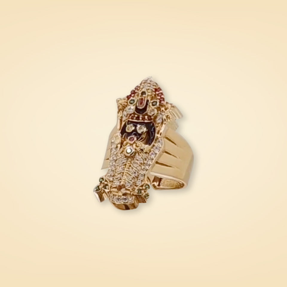 Shree Balaji Diamond Gold Ring