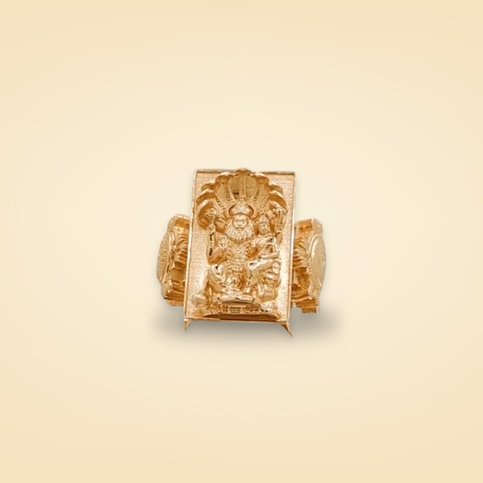 Divine Narasimha Gold Ring