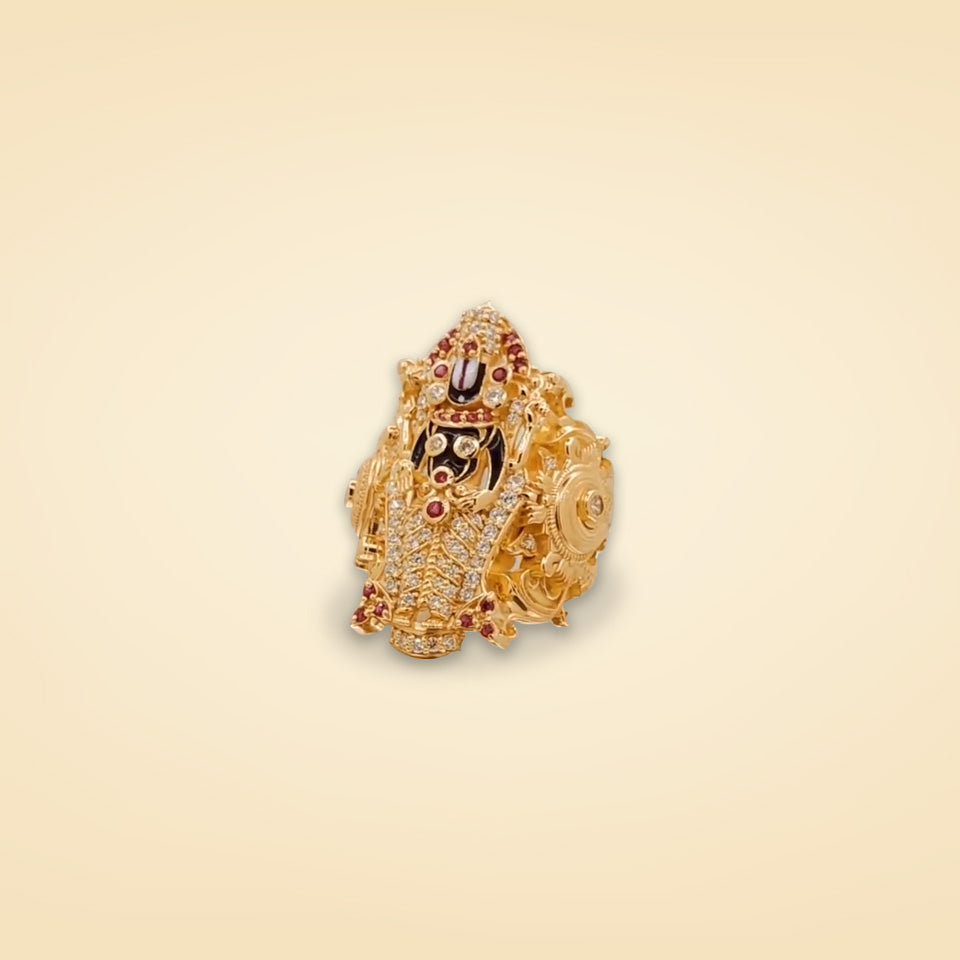 Divine Balaji Vaibhav Gold Ring