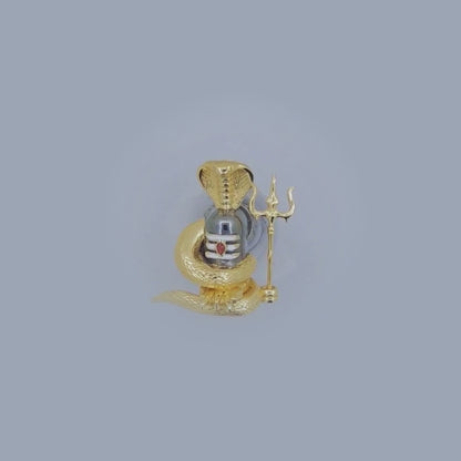 Divine Shivling Cobra Trishul Pendant
