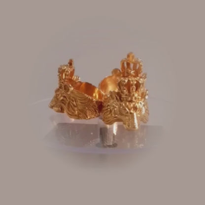 Royal Crown Heritage Gold Ring