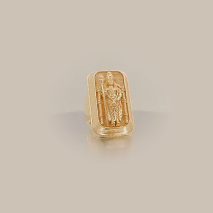 Divine Murugan Gold Ring