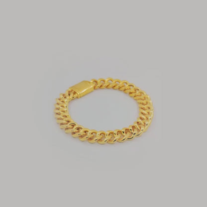 Royal Cuban Link Gold Bracelet