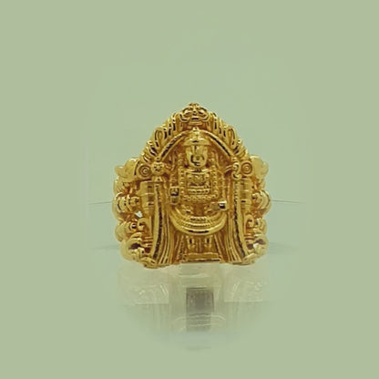 Divine Venkateswara Gold Ring