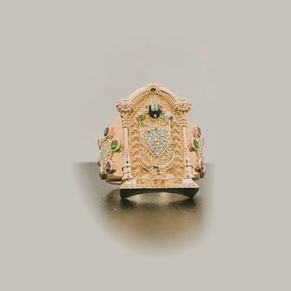 Divine Tirupati Bajali Gold Temple Ring