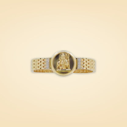 Shri Dattatreya Divine Gold Bracelet